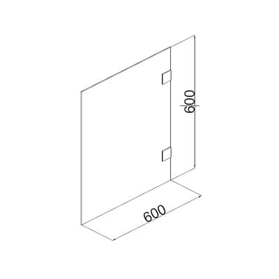 Milano Plus Basin Partition 600*600Mm (Pt06) 